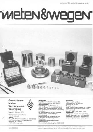 Meten & Wegen
              september 1988