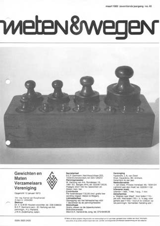 Meten & Wegen
              maart 1989