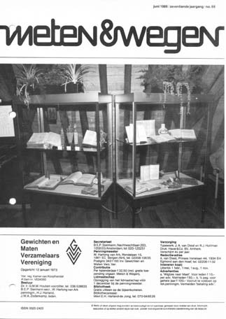 Meten & Wegen
              juni 1989