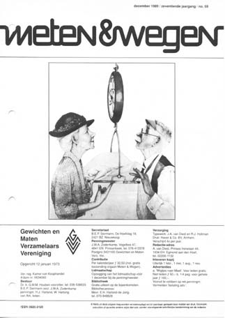 Meten & Wegen
              december 1989