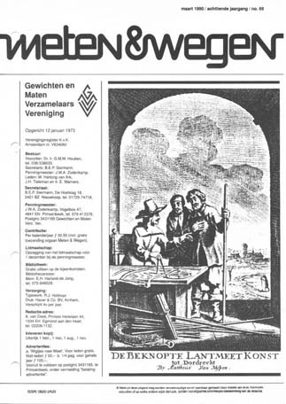 Meten & Wegen
              maart 1990