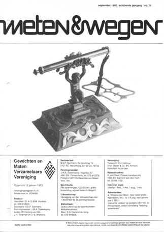 Meten & Wegen
              september 1990