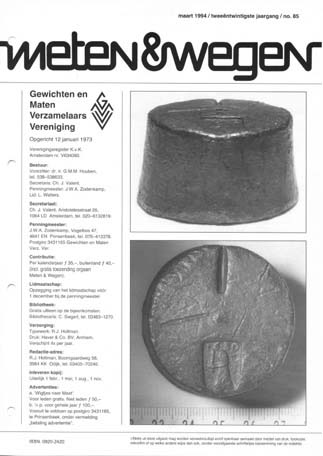 Meten & Wegen
              maart 1994