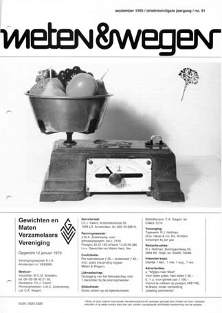 Meten & Wegen
              september 1995