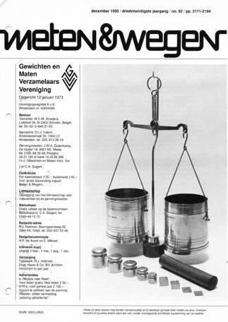 Meten & Wegen
              december 1995